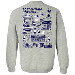 Tottenham Hotspur Vive La Fete Women's Impressions Artwork Pullover Sweatshirt