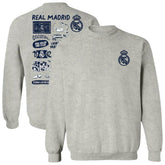Real Madrid Vive La Fete Women's Impressions Artwork Pullover Sweatshirt