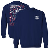 Barcelona Vive La Fete Women's Impressions Artwork Pullover Sweatshirt