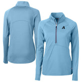 Arizona Diamondbacks Cutter & Buck Women's Raglan Adapt Eco Knit Stretch Recycled Half-Zip Top - MLB Tops
