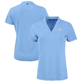 Chicago Cubs Cutter & Buck Forge Heathered Stretch Blade Top - MLB Tops