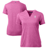Minnesota Twins Cutter & Buck Forge Heathered Stretch Blade Top - MLB Tops