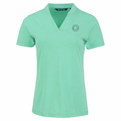 Houston Astros Cutter & Buck Forge Heathered Stretch Blade Top - MLB Tops