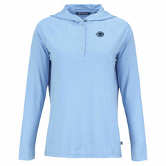 Cincinnati Reds Cutter & Buck Women's Coastline Epic Comfort Eco Recycled Long Sleeve Hoodie T-Shirt - MLB Hoodies