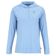 Philadelphia Phillies Cutter & Buck Women's Coastline Epic Comfort Eco Recycled Long Sleeve Hoodie T-Shirt - MLB Hoodies