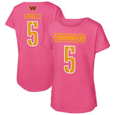 Washington Commanders Jayden Daniels Outerstuff Girls Youth Player Name & Number T-Shirt | NFL Discount