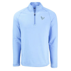 Houston Texans Cutter & Buck Peshastin Eco Fleece Recycled Raglan Quarter-Zip Top | NFL On sale