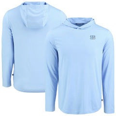 Cincinnati Bengals Men's Cutter & Buck Coastline Epic Comfort Eco Recycled Men's Hooded Shirt | NFL Outlet