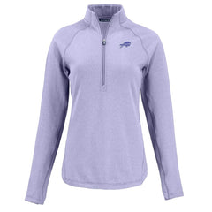 Buffalo Bills Cutter & Buck Women's Peshastin Eco Fleece Recycled Half-Zip Top | NFL New