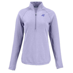 Carolina Panthers Cutter & Buck Women's Peshastin Eco Fleece Recycled Half-Zip Top | NFL On sale
