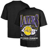 Black Los Angeles Lakers '47 Past Champs Collection Flashbulb Foundation T-Shirt | NBA