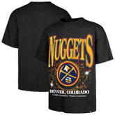 Black Denver Nuggets '47 Past Champs Collection Flashbulb Foundation T-Shirt sale | NBA