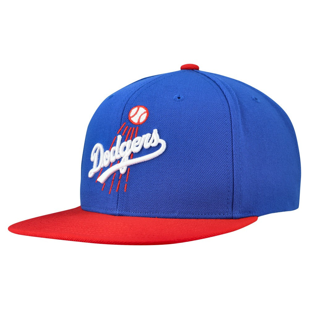 Los Angeles Dodgers Mitchell & Ness Cooperstown Collection Basic Flip Snapback Hat - MLB Hats