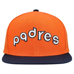 San Diego Padres Mitchell & Ness Cooperstown Collection Basic Flip Snapback Hat - MLB Hats