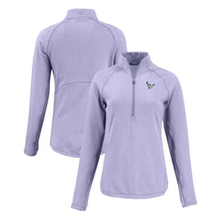 Houston Texans Cutter & Buck Women's Peshastin Eco Fleece Recycled Half-Zip Top | NFL Sale