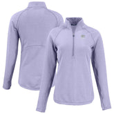 Green Bay Packers Cutter & Buck Women's Peshastin Eco Fleece Recycled Half-Zip Top | NFL Outlet