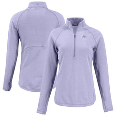 Green Bay Packers Cutter & Buck Women's Peshastin Eco Fleece Recycled Half-Zip Top | NFL Outlet