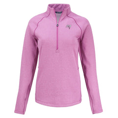 Tampa Bay Buccaneers Cutter & Buck Women's Peshastin Eco Fleece Recycled Half-Zip Top | NFL Discount