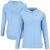 Denver Broncos Cutter & Buck Women's Coastline Epic Comfort Eco Recycled Long Sleeve Hoodie T-Shirt | NFL Discount