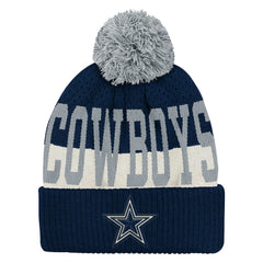 Dallas Cowboys Outerstuff Youth Modern Fan Cuffed Knit Hat with Pom | NFL Outlet