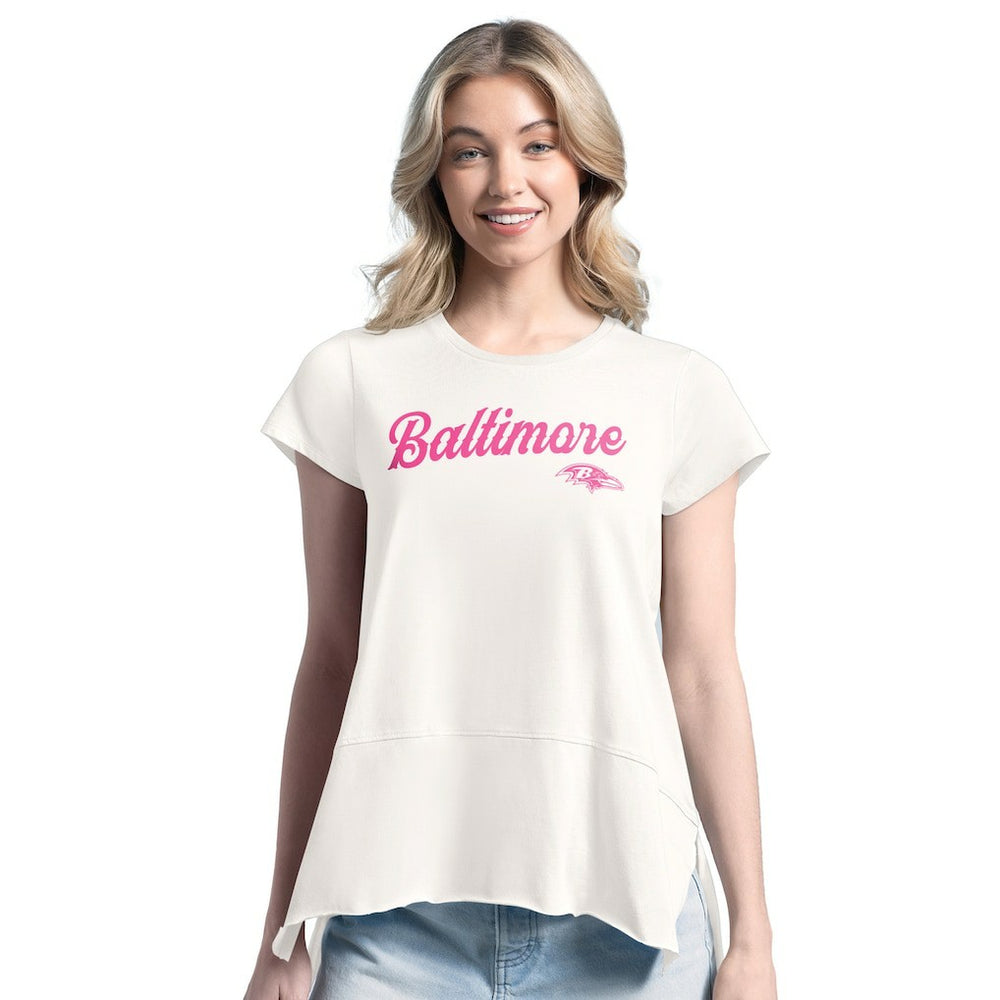 Baltimore Ravens Margaritaville Women's Gametime Is Paradise T-Shirt | NFL New