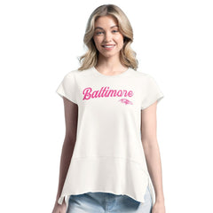 Baltimore Ravens Margaritaville Women's Gametime Is Paradise T-Shirt | NFL New