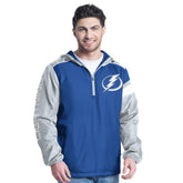 Tampa Bay Lightning G-III Sports by Carl Banks Lateral Half-Zip Hoodie Jacket - NHL Hoodies