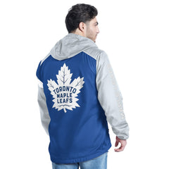 Toronto Maple Leafs G-III Sports by Carl Banks Lateral Half-Zip Hoodie Jacket - NHL Hoodies