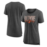 Baltimore Orioles Women's Toppler Tri-Blend T-Shirt - MLB T-shirts