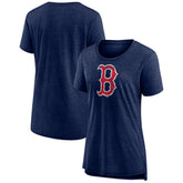 Boston Red Sox Women's Weathered Official Logo Tri-Blend T-Shirt - MLB T-shirts