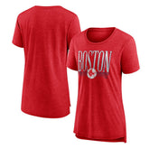 Boston Red Sox Women's Toppler Tri-Blend T-Shirt - MLB T-shirts