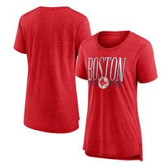 Boston Red Sox Women's Toppler Tri-Blend T-Shirt - MLB T-shirts