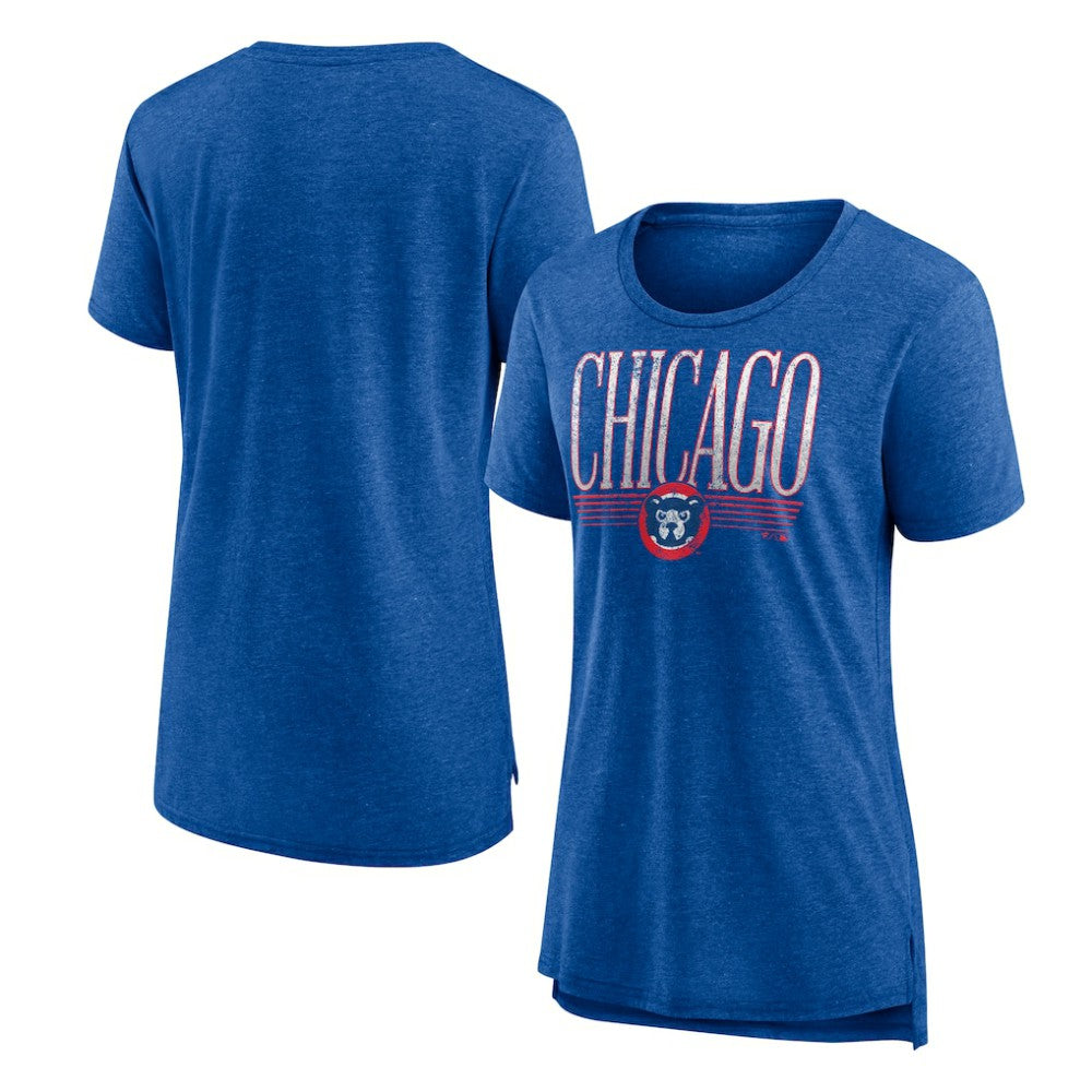 Chicago Cubs Women's Toppler Tri-Blend T-Shirt - MLB T-shirts
