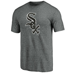Chicago White Sox Weathered Official Logo Tri-Blend T-Shirt - MLB T-shirts