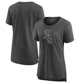 Chicago White Sox Women's Weathered Official Logo Tri-Blend T-Shirt - MLB T-shirts