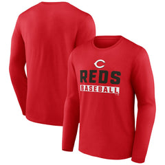 Cincinnati Reds Let's Go Long Sleeve T-Shirt - MLB T-shirts