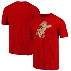 Cincinnati Reds Cooperstown Official Logo Tri-Blend T-Shirt - MLB T-shirts