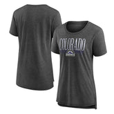 Colorado Rockies Women's Toppler Tri-Blend T-Shirt - MLB T-shirts