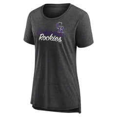 Colorado Rockies Women's Practice Time Tri-Blend T-Shirt - MLB T-shirts