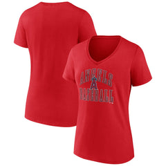 Los Angeles Angels Women's Victory Script V-Neck T-Shirt - MLB T-shirts