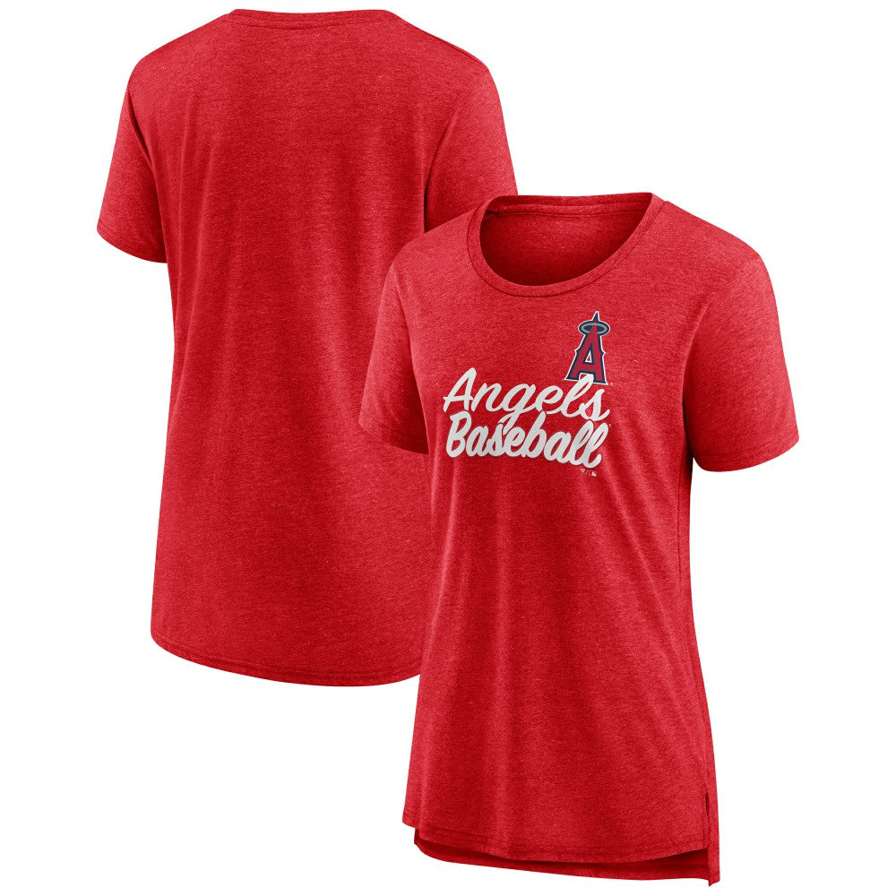 Los Angeles Angels Women's Practice Time Tri-Blend T-Shirt - MLB T-shirts
