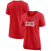 Los Angeles Angels Women's Practice Time Tri-Blend T-Shirt - MLB T-shirts