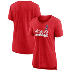 Los Angeles Angels Women's Practice Time Tri-Blend T-Shirt - MLB T-shirts