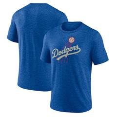 Los Angeles Dodgers Cooperstown Series Sweep Tri-Blend T-Shirt - MLB T-shirts
