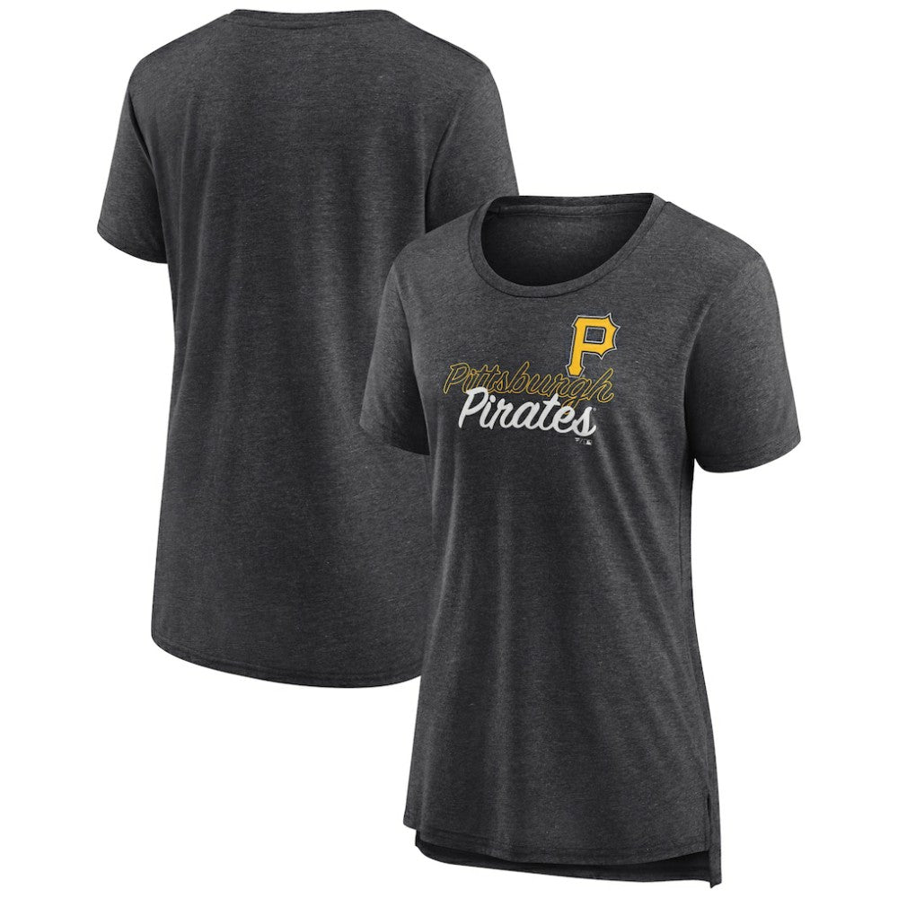 Pittsburgh Pirates Women's Practice Time Tri-Blend T-Shirt - MLB T-shirts
