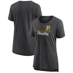 Pittsburgh Pirates Women's Practice Time Tri-Blend T-Shirt - MLB T-shirts