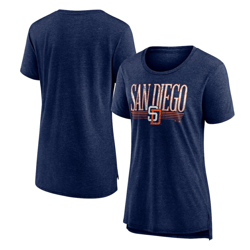 San Diego Padres Women's Toppler Tri-Blend T-Shirt - MLB T-shirts