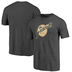 San Francisco Giants Cooperstown Official Logo Tri-Blend T-Shirt - MLB T-shirts