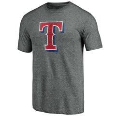 Texas Rangers Weathered Official Logo Tri-Blend T-Shirt - MLB T-shirts
