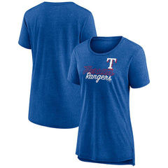 Texas Rangers Women's Practice Time Tri-Blend T-Shirt - MLB T-shirts